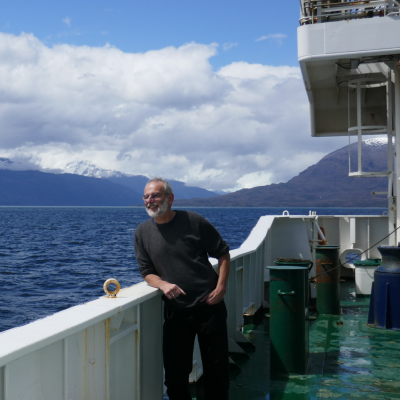 Onboard R/V Cabo de Hornos on the PROFAN expedition November 2019. Photo: Bernd Krock.